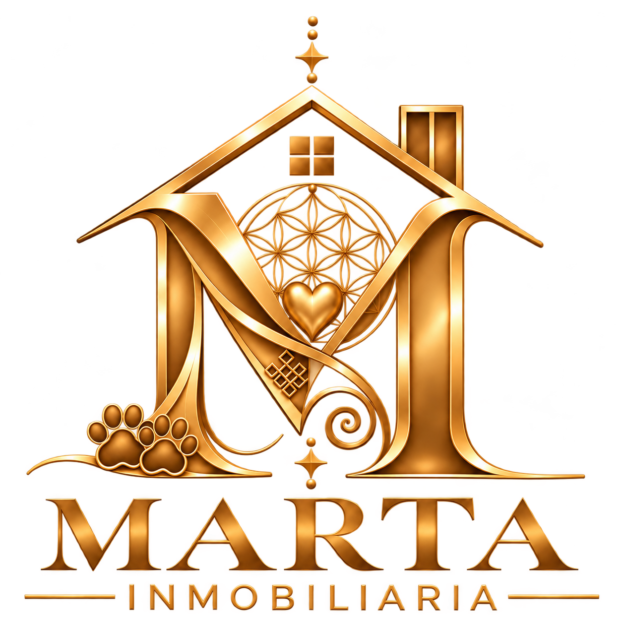 Marta Inmobiliaria, logotip daurat